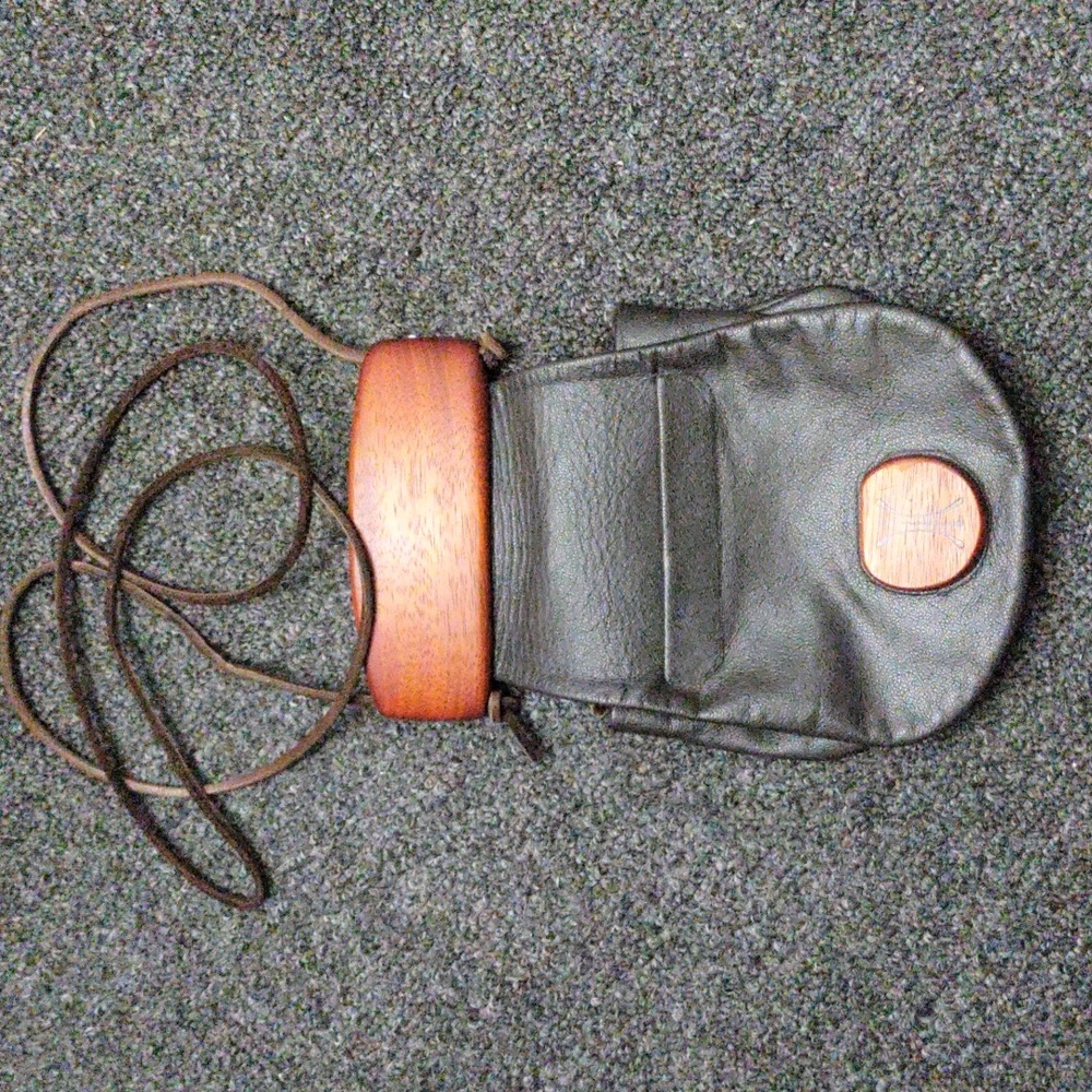 Kimberly Chalos Hand Carved Deerskin Waist Purse/Crossbody Bag